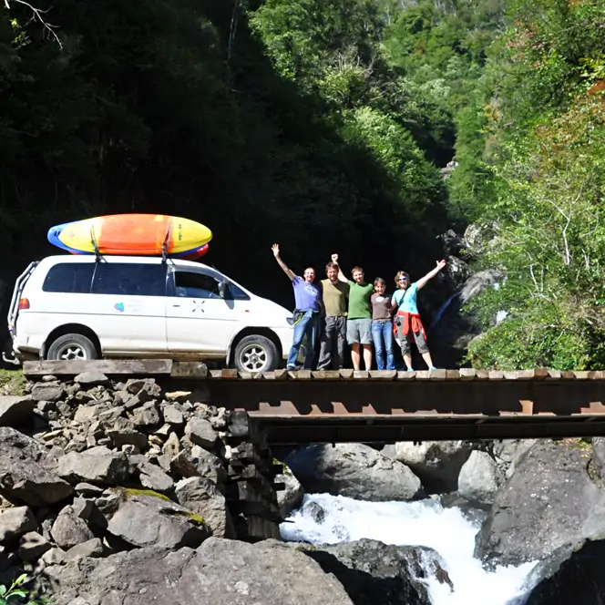 Georgien - Mit dem Kajak unterwegs im wilden Kaukasus - Khobi Wasserfall