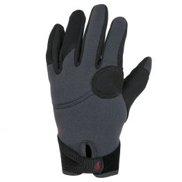 Palm Throttle Handschuhe JetGrey front Palm Throttle Handschuhe JetGrey front