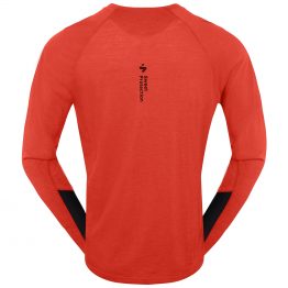 Sweet Hunter Merino LS Jersey Männer Tomato Back