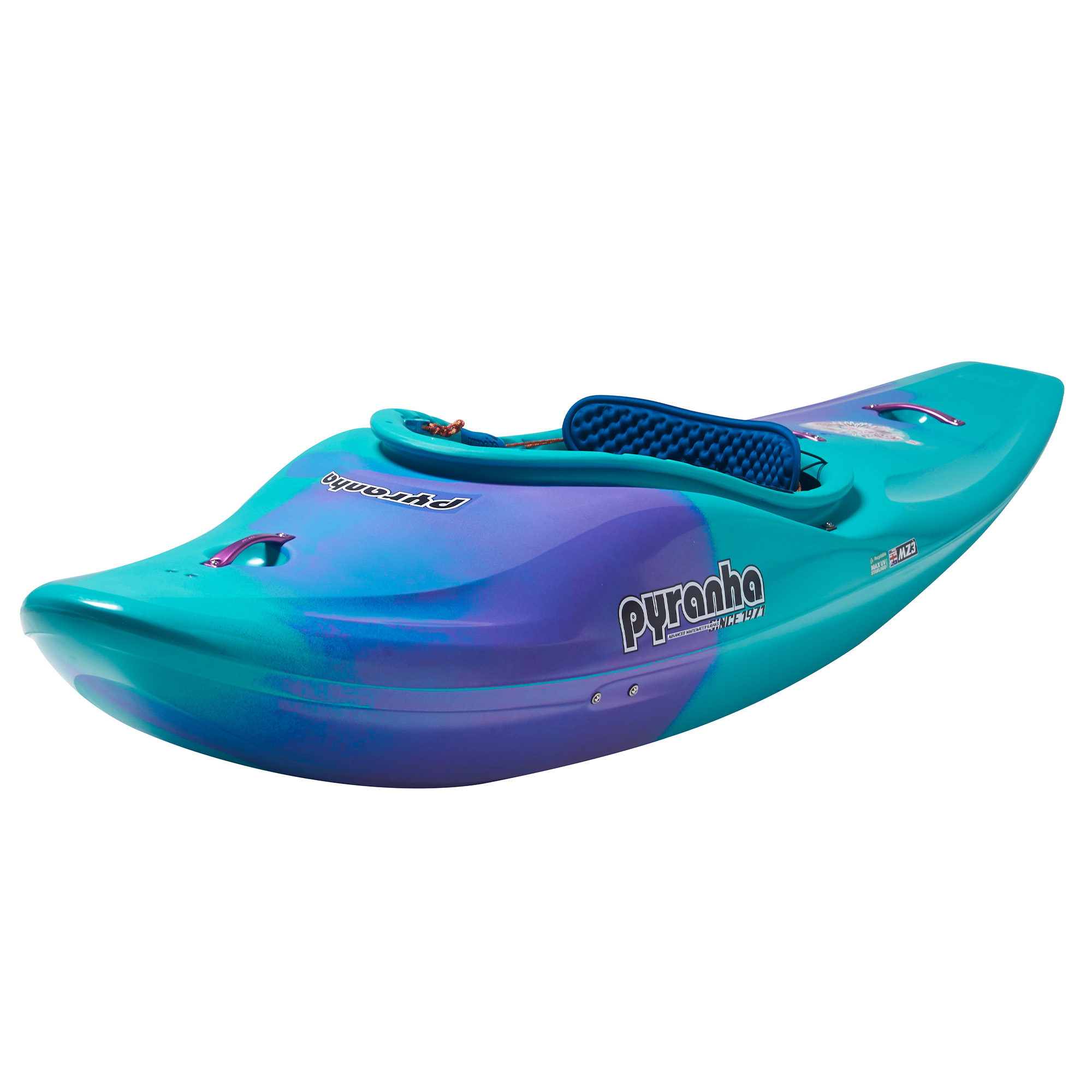 Pyranha Firecracker 252 purple mint angle Pyranha Firecracker 252 purple mint angle