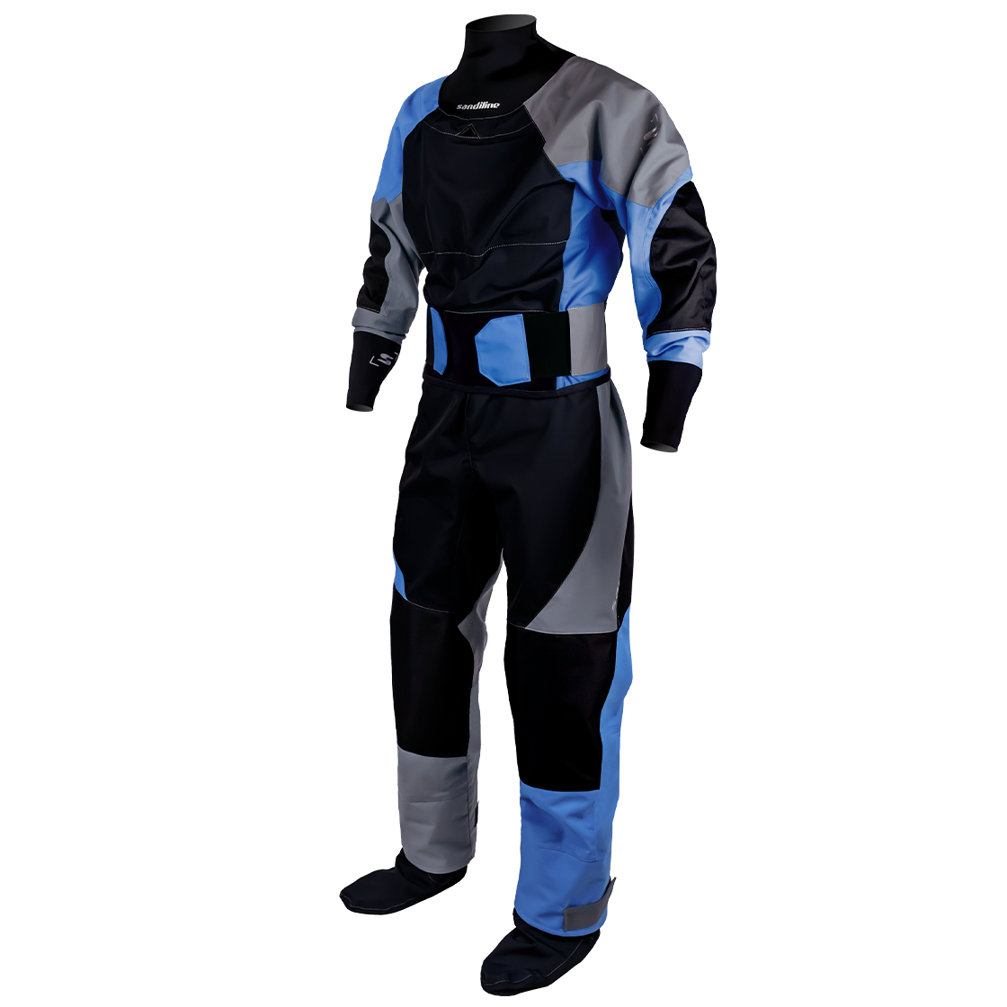 Sandiline Extreme M22 Frauen Trockenanzug Grau-Blau Angled 2