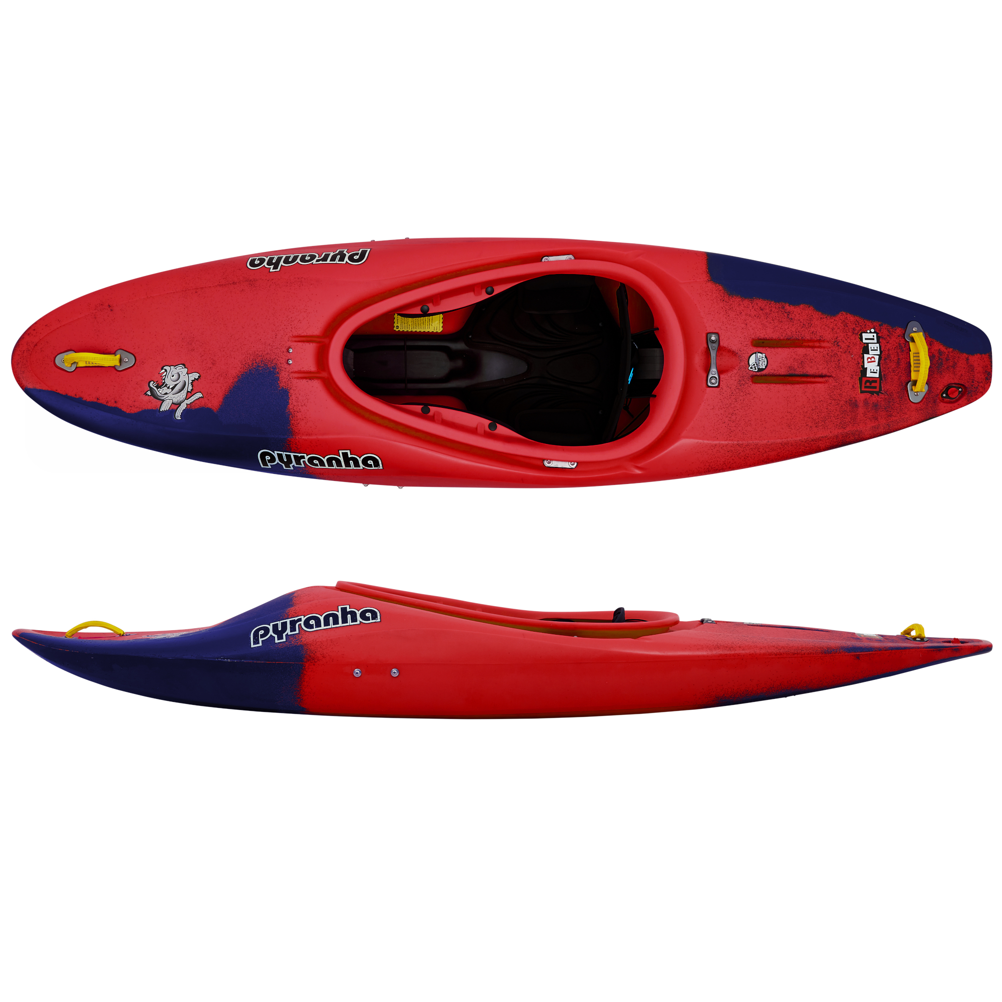 Pyranha Rebel Rossella Red Top Side