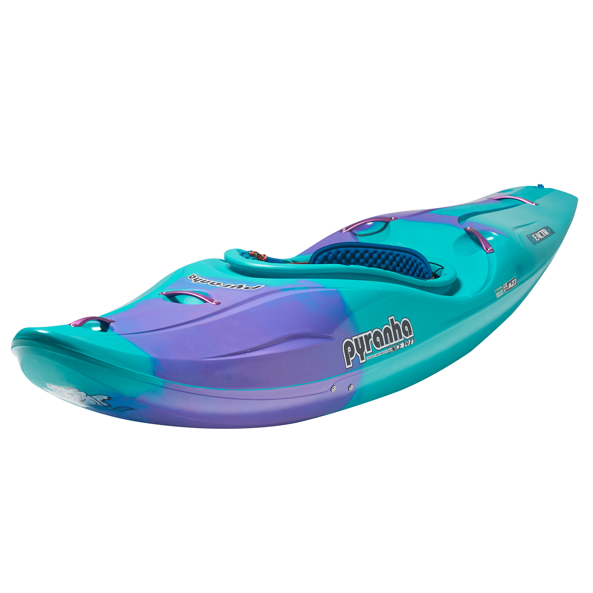 Pyranha ReactR purple mint angle Pyranha ReactR purple mint angle