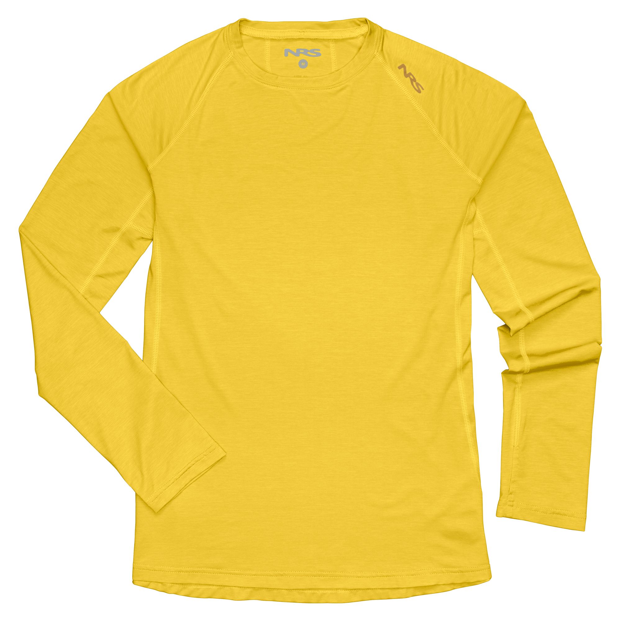 NRS Womens Silkweight Longsleeve Shirt Maize Front