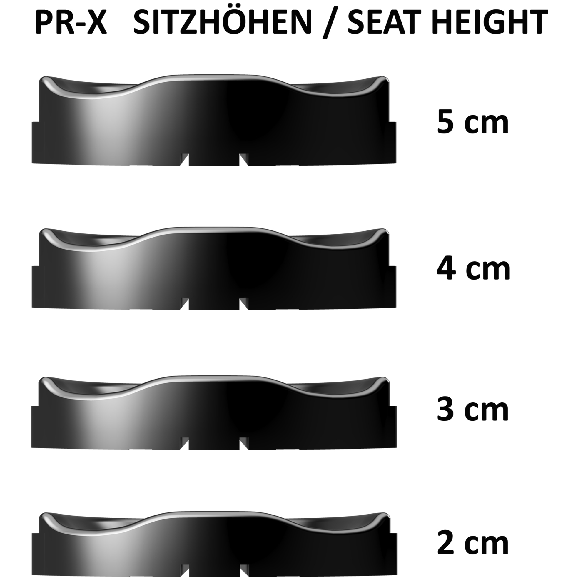 Prijon PR-X Sitzanlage alle Höhen Prijon PR-X Sitzanlage alle Höhen