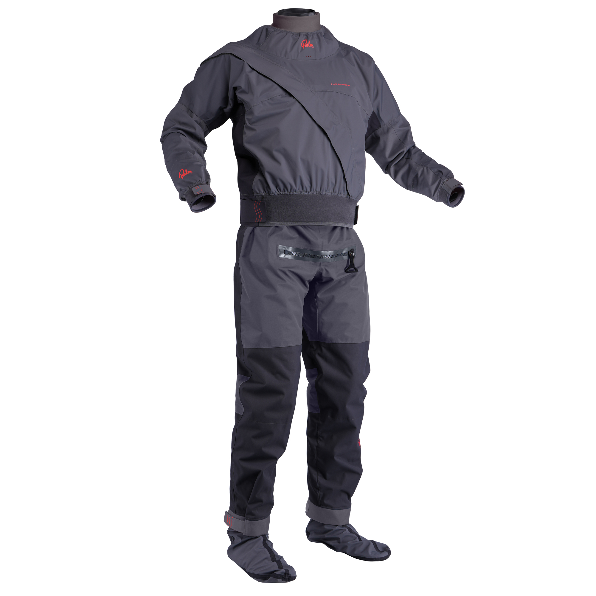 Palm Cascade Mens Suit JetGrey+Black front