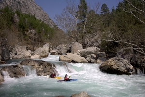 Offenes Traumwildwasser am Manavgat bei Üzümdere.