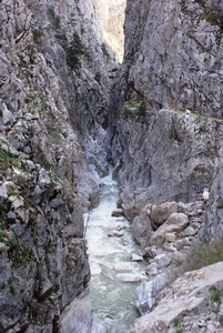 Die gewaltige Schlucht des Eglence bei Etekli.